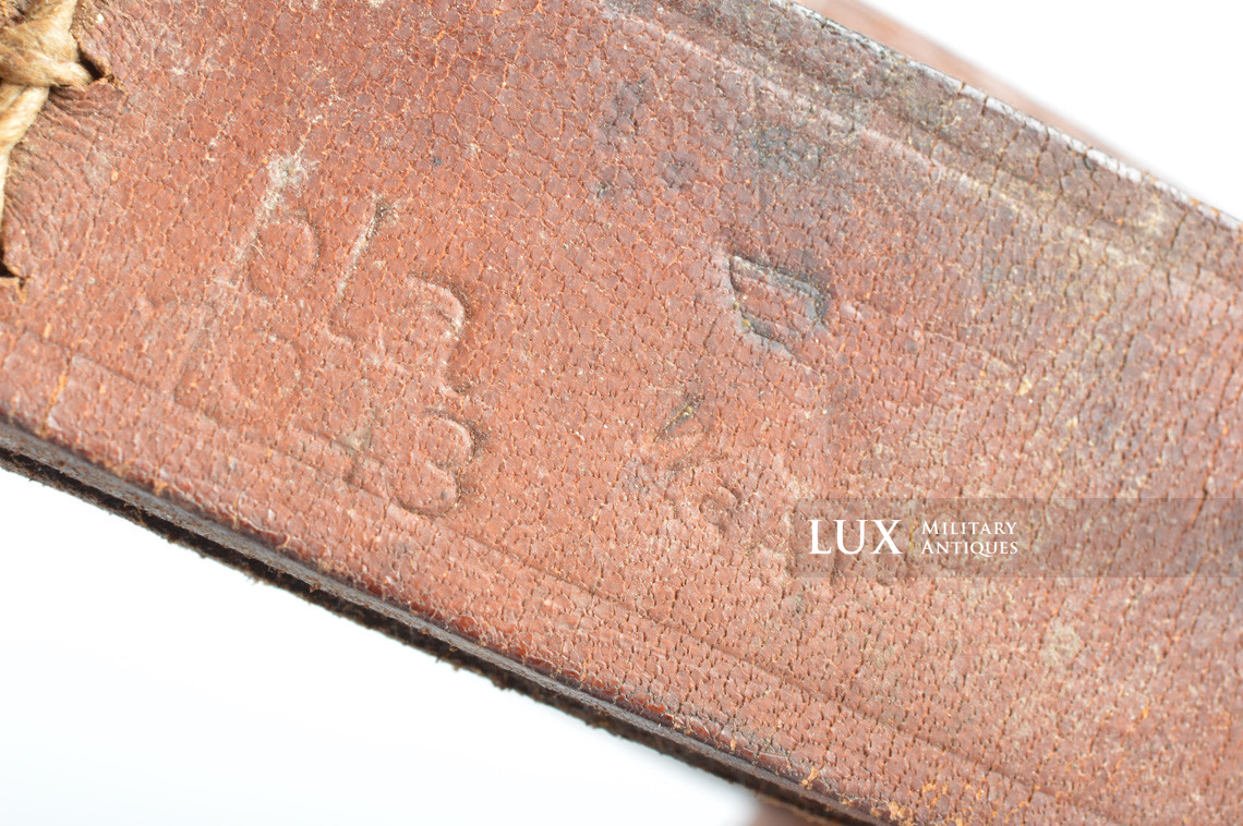 Bretelle de transport en cuir pour MG34/42, « bla 1943 » - photo 15