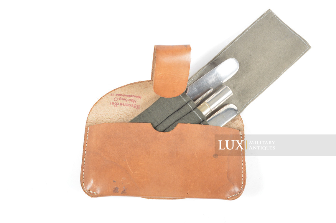 German medic pouch with partial contents, « Kleines Feldbesteck », dated 1943 - photo 8