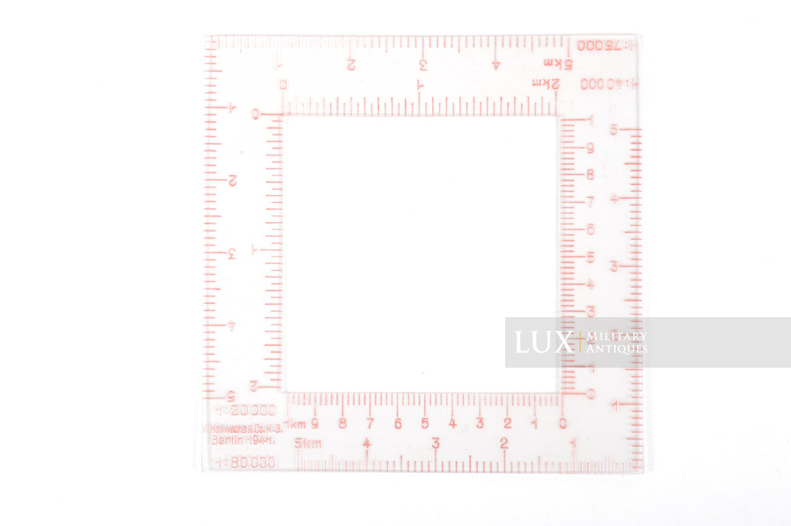 Instruments allemands de lecture de cartes pour l'artillerie « Z.m.P. » - photo 14