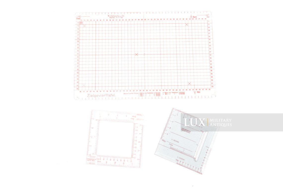 Instruments allemands de lecture de cartes pour l'artillerie « Z.m.P. » - photo 15