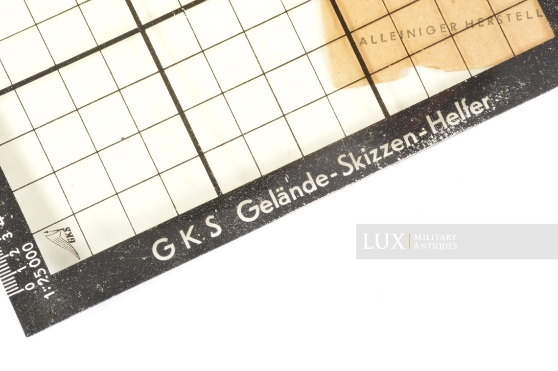 Rare Gelander-Skizzenhelfer map case insert, « GKS » - photo 9