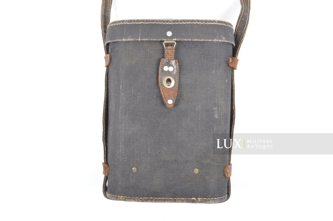 Unissued German 7x50 power binocular blue web case and carry strap, « Huet Paris »   - photo 8