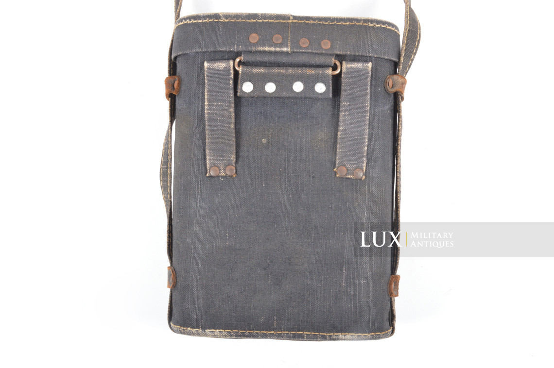 Unissued German 7x50 power binocular blue web case and carry strap, « Huet Paris »   - photo 11