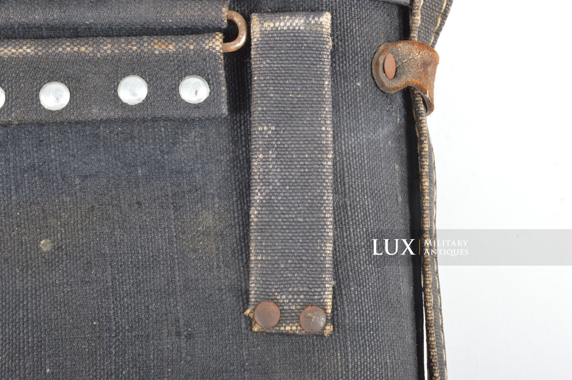 Unissued German 7x50 power binocular blue web case and carry strap, « Huet Paris »   - photo 13