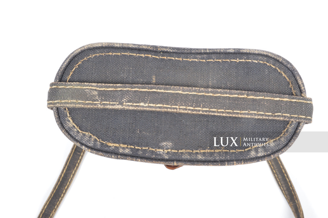 Unissued German 7x50 power binocular blue web case and carry strap, « Huet Paris »   - photo 15