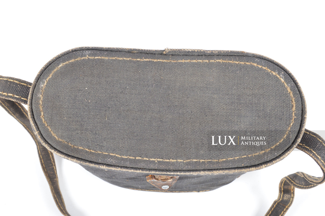 Unissued German 7x50 power binocular blue web case and carry strap, « Huet Paris »   - photo 16