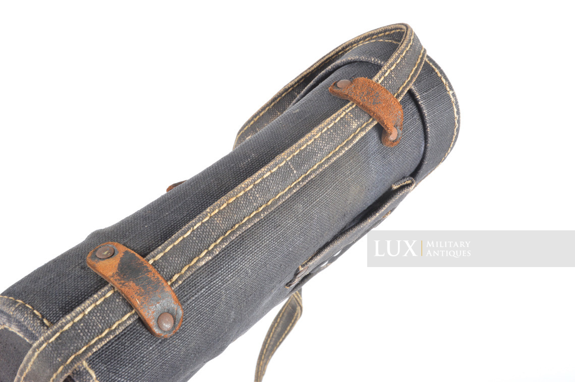 Unissued German 7x50 power binocular blue web case and carry strap, « Huet Paris »   - photo 18