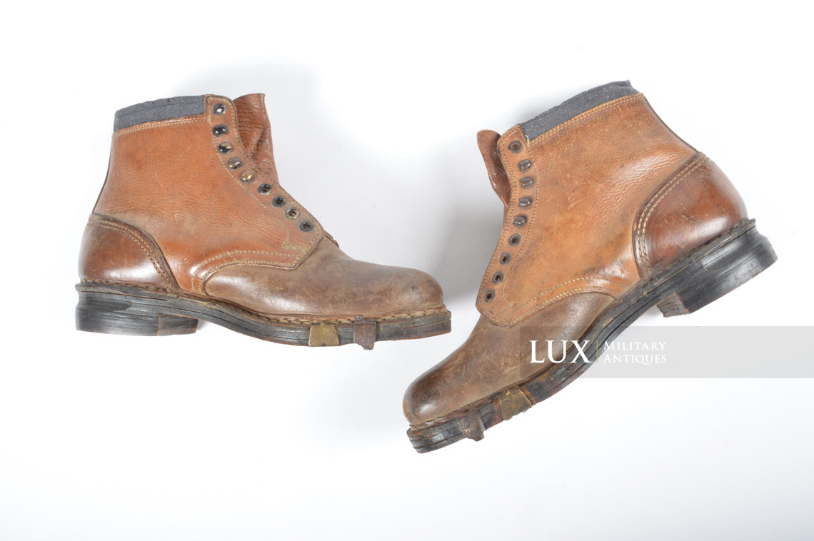 German late-war mountain trooper's ankle boots, « Gebirgsjäger »  - photo 8