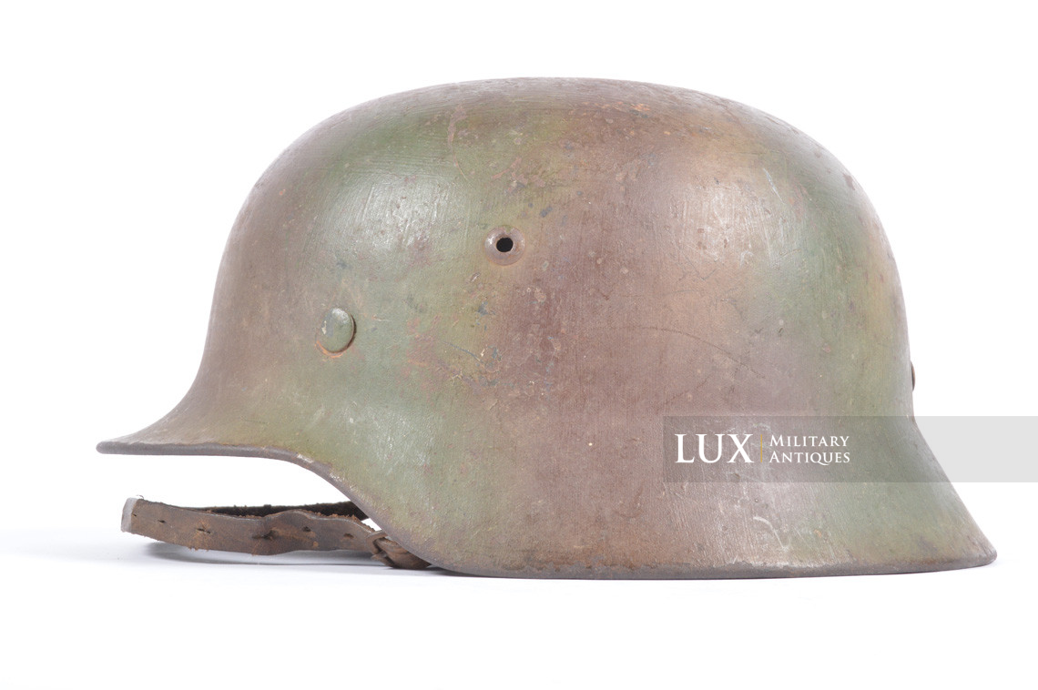 M35 Heer Normandy three-tone camouflage combat helmet, « untouched / ET68 » - photo 4