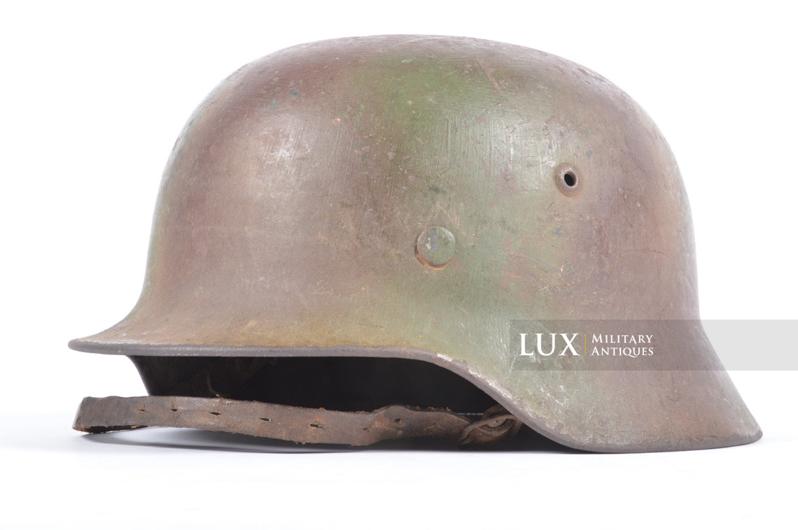 M35 Heer Normandy three-tone camouflage combat helmet, « untouched / ET68 » - photo 7