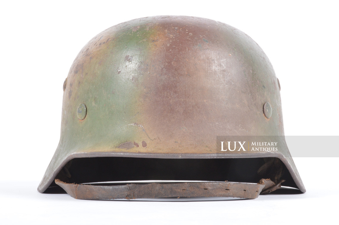 M35 Heer Normandy three-tone camouflage combat helmet, « untouched / ET68 » - photo 8