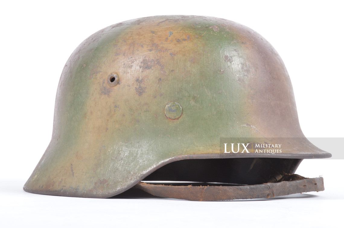 M35 Heer Normandy three-tone camouflage combat helmet, « untouched / ET68 » - photo 9