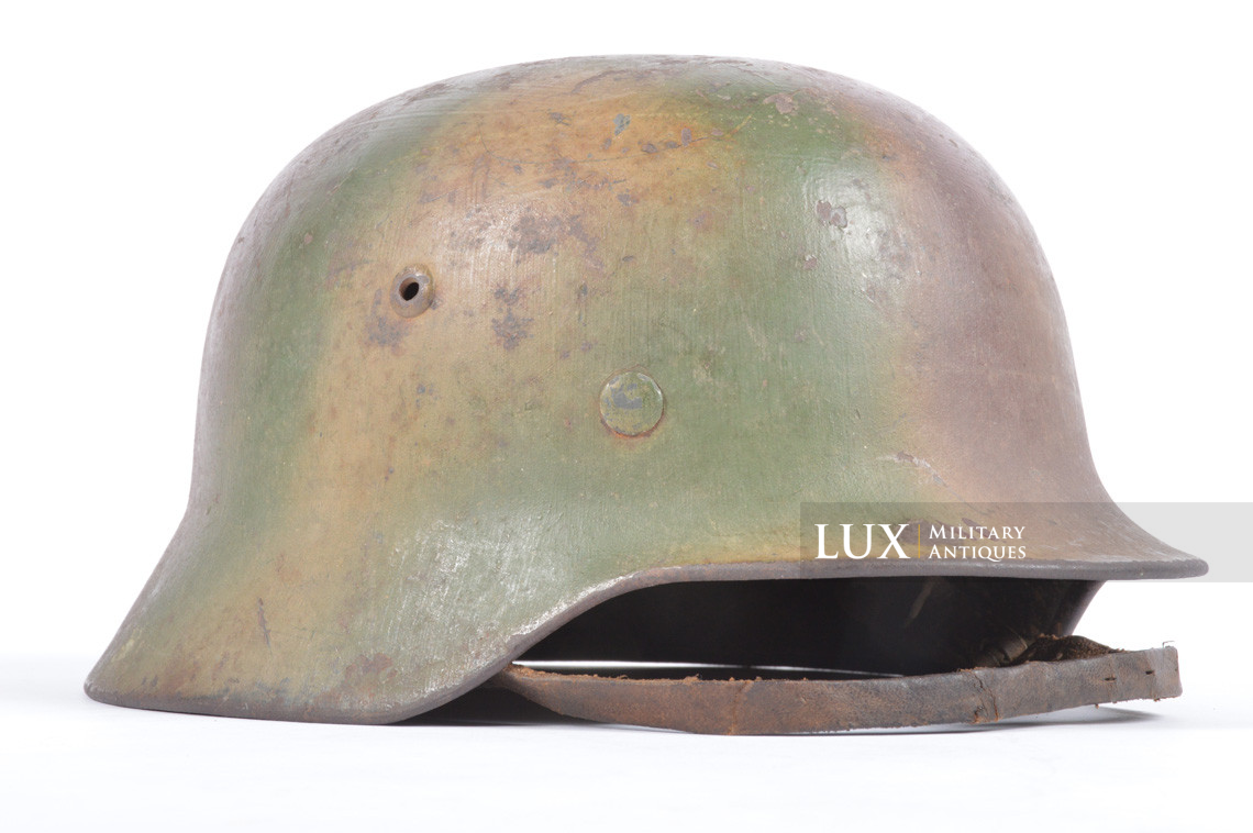 M35 Heer Normandy three-tone camouflage combat helmet, « untouched / ET68 » - photo 9