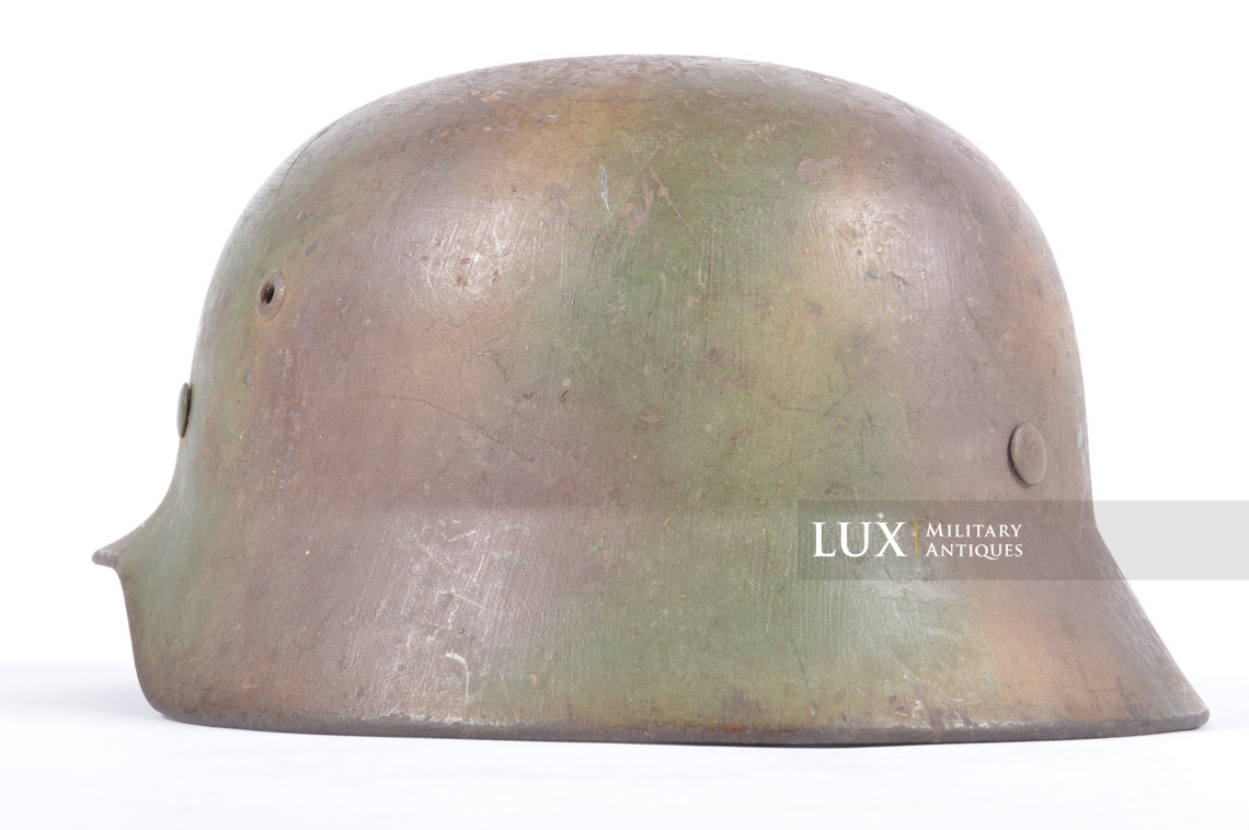 M35 Heer Normandy three-tone camouflage combat helmet, « untouched / ET68 » - photo 13