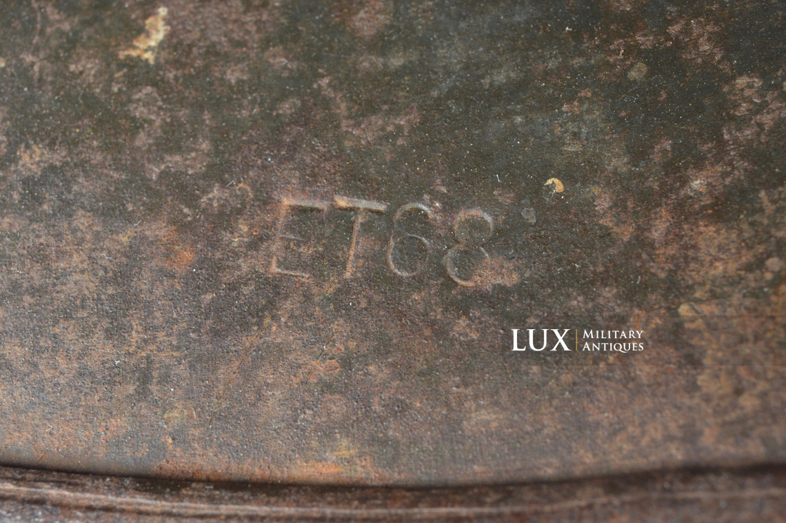 M35 Heer Normandy three-tone camouflage combat helmet, « untouched / ET68 » - photo 36