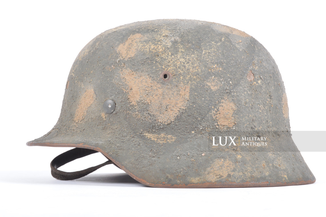 M35 Heer reissue heavy textured camouflage combat helmet, named, « 14th Infantry Division » - photo 4