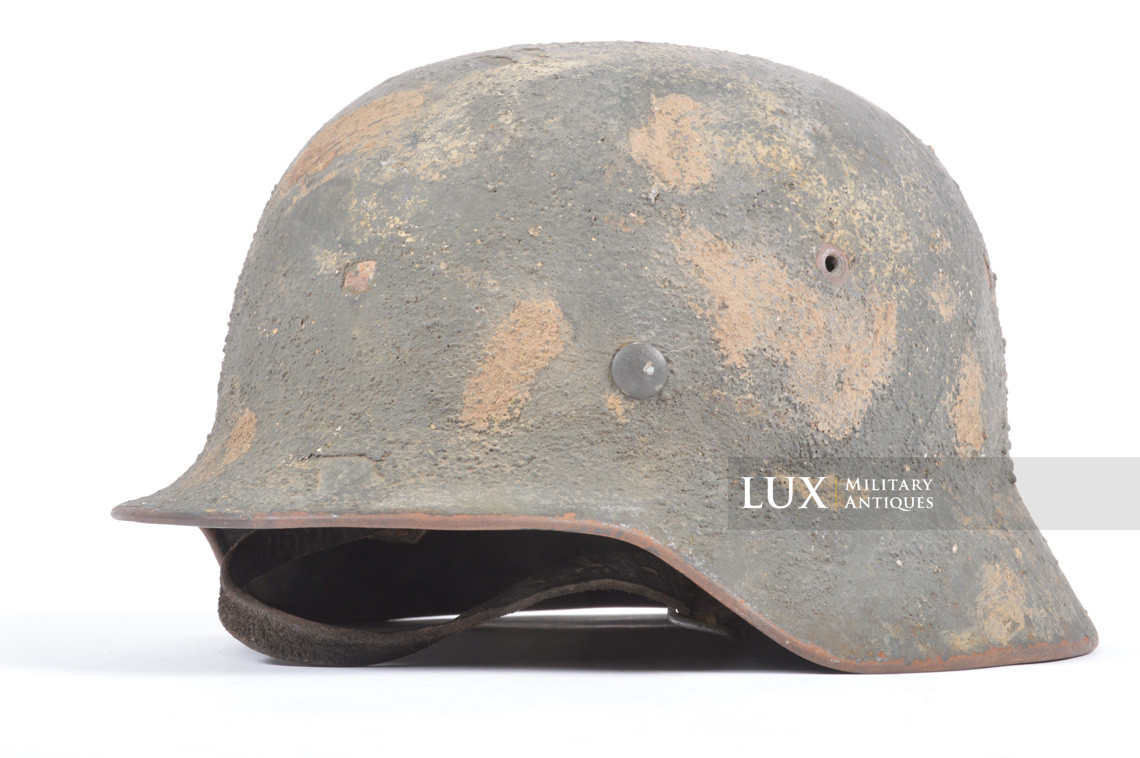 M35 Heer reissue heavy textured camouflage combat helmet, named, « 14th Infantry Division » - photo 8
