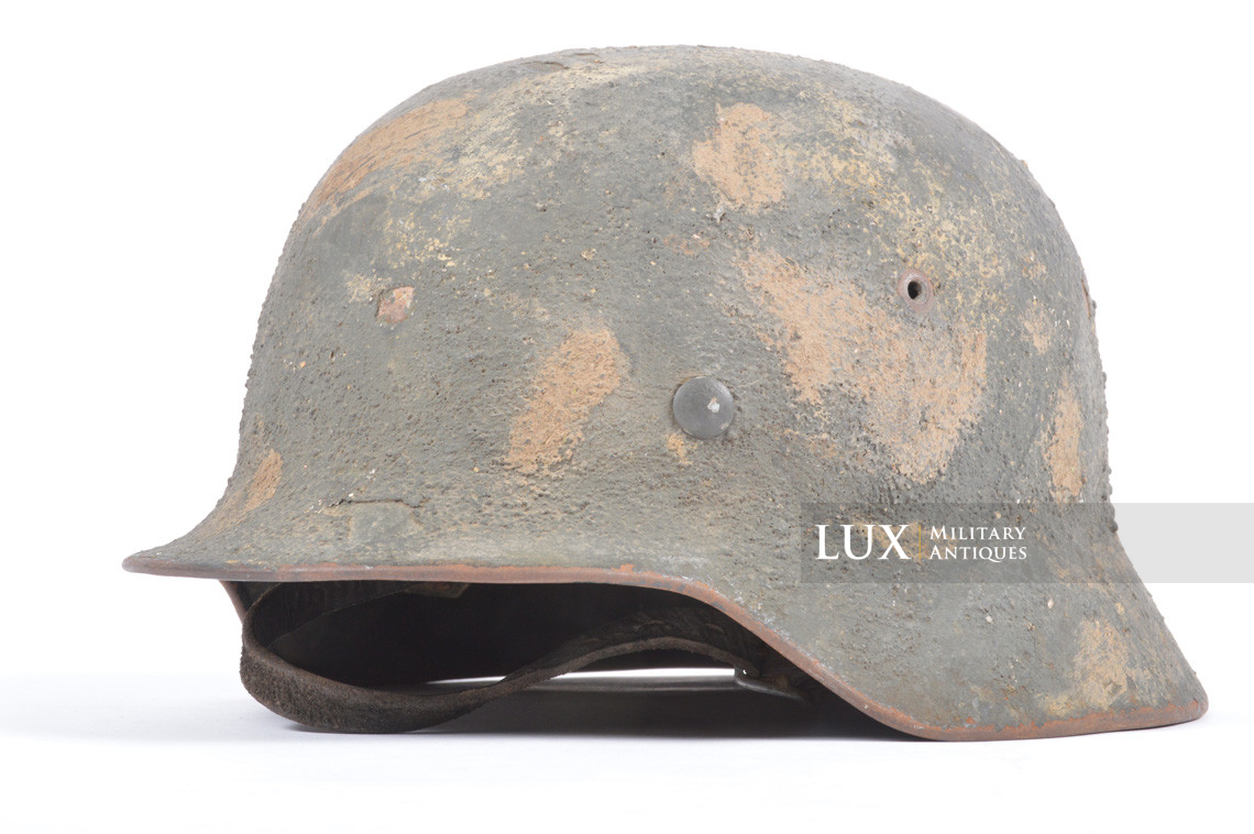 M35 Heer reissue heavy textured camouflage combat helmet, named, « 14th Infantry Division » - photo 8
