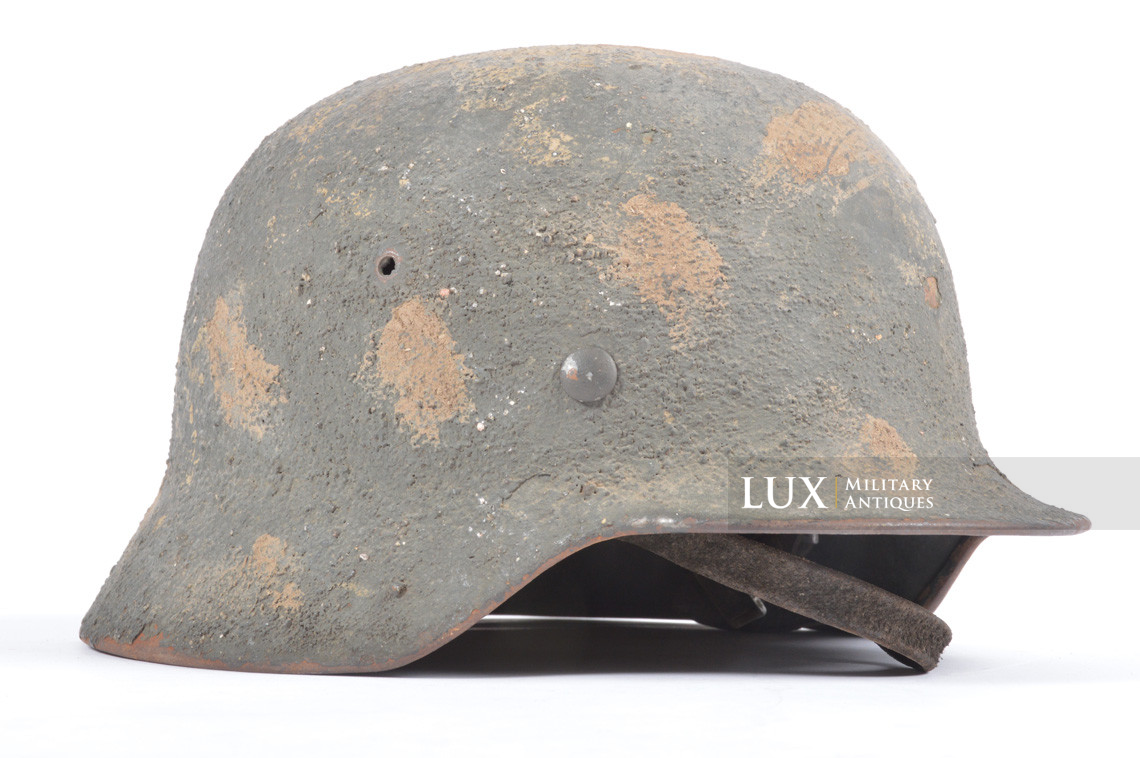 M35 Heer reissue heavy textured camouflage combat helmet, named, « 14th Infantry Division » - photo 10