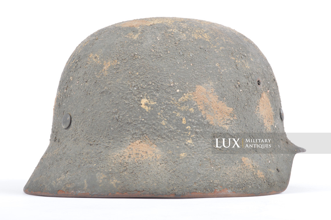 M35 Heer reissue heavy textured camouflage combat helmet, named, « 14th Infantry Division » - photo 12
