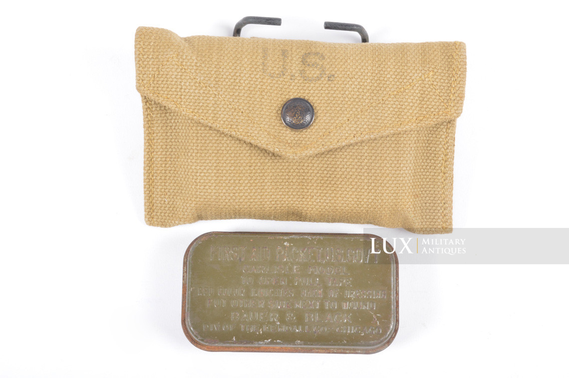 US first aid pouch, « British Made 1944 » - photo 4