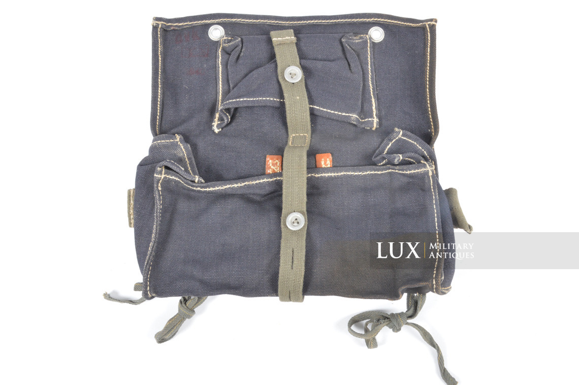 German Luftwaffe Tropical A-frame bag, « blue web » - photo 10