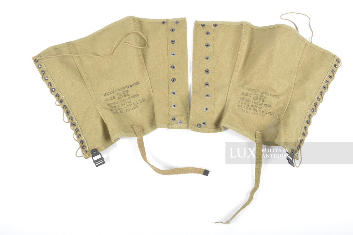 US Canvas leggings, « 3R » - Lux Military Antiques - photo 9