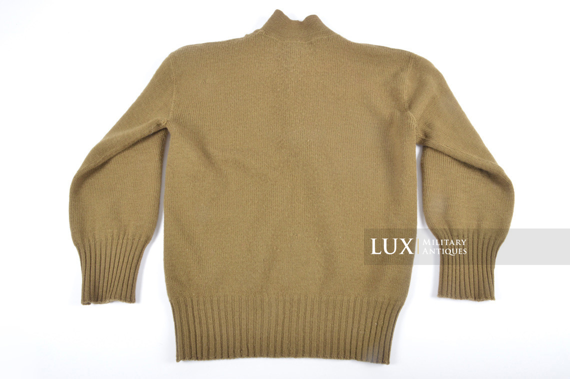 US Army classic winter high-neck sweater , « 5-button