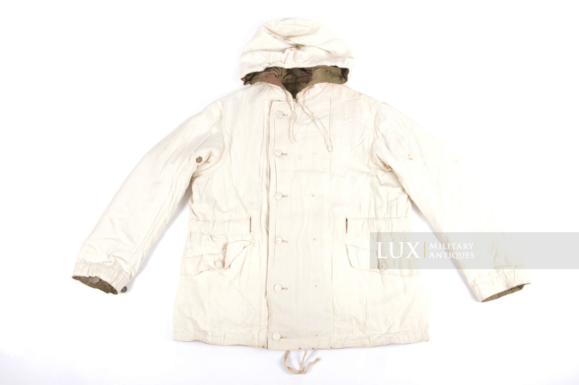 Parka hiver Heer / Luftwaffe en camouflage flou, état neuf, « RBNr » - photo 26