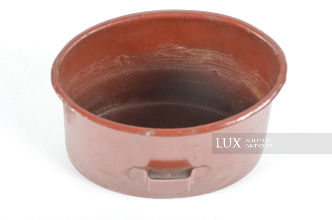Rare gobelet de gourde allemande en fer peint en rouge - photo 9