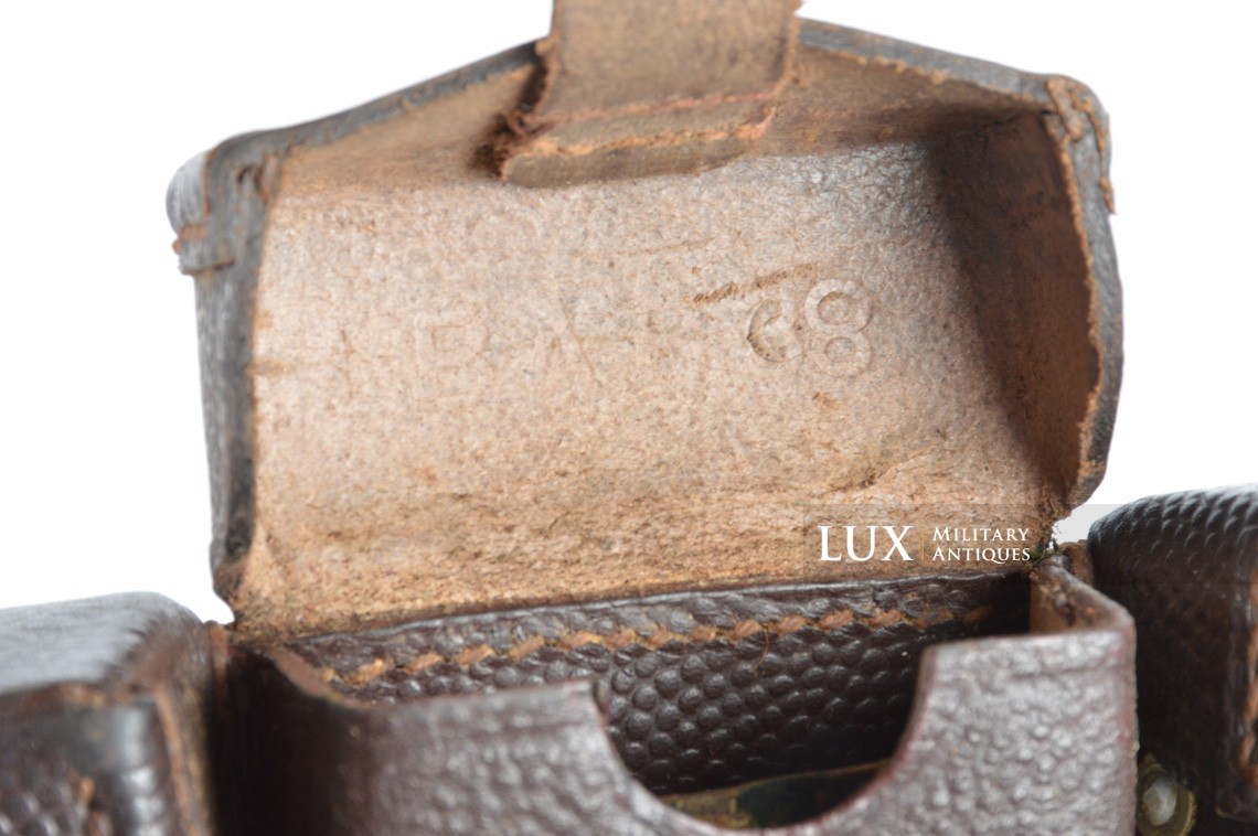 Early war German Luftwaffe K98 ammunition pouch, « L.B.A.B. 38 » - photo 13