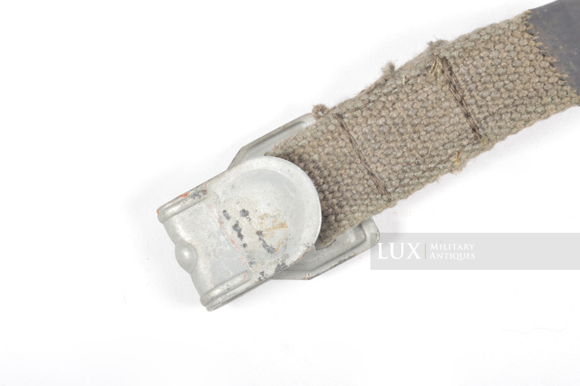 German gasmask canister belt support hook strap, « ebd44 » - photo 7