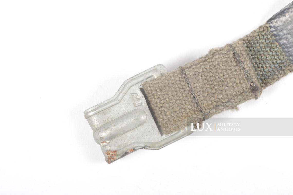 German gasmask canister belt support hook strap, « ebd44 » - photo 10