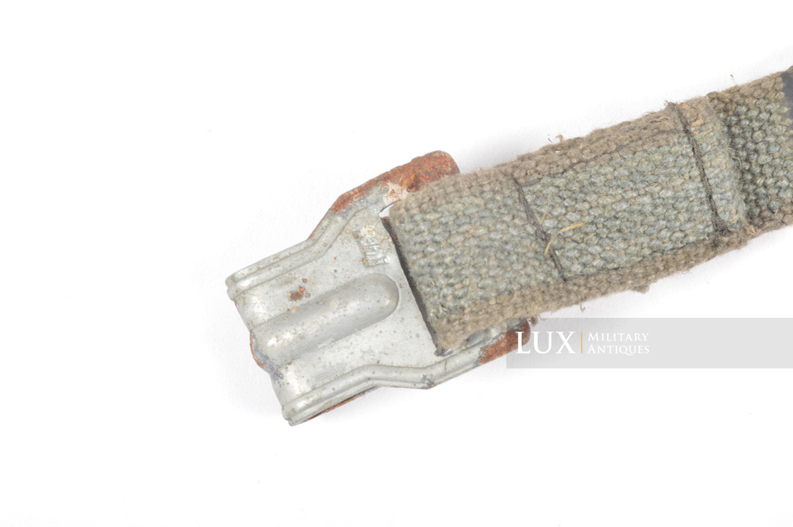 German gasmask canister belt support hook strap, « ebd44 » - photo 11