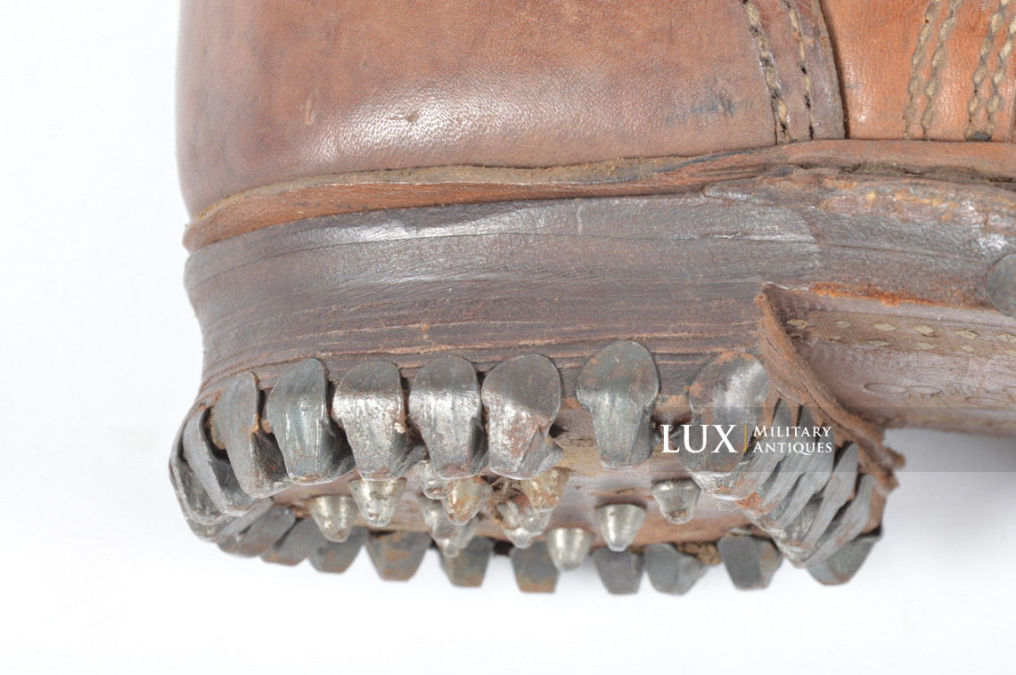 Unissued German mountain trooper's ankle boots, « Gebirgsjäger » - photo 11