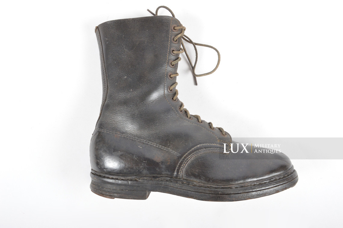 Rare bottes de saut précoces de parachutiste allemand, « Avril 1940 » - photo 9