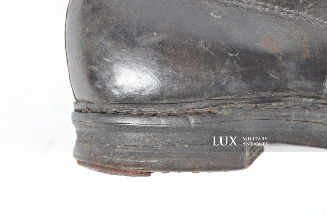 Rare bottes de saut précoces de parachutiste allemand, « Avril 1940 » - photo 11