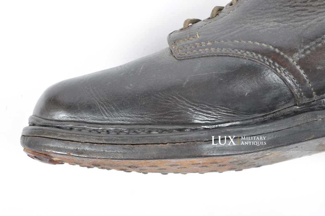 Rare bottes de saut précoces de parachutiste allemand, « Avril 1940 » - photo 16