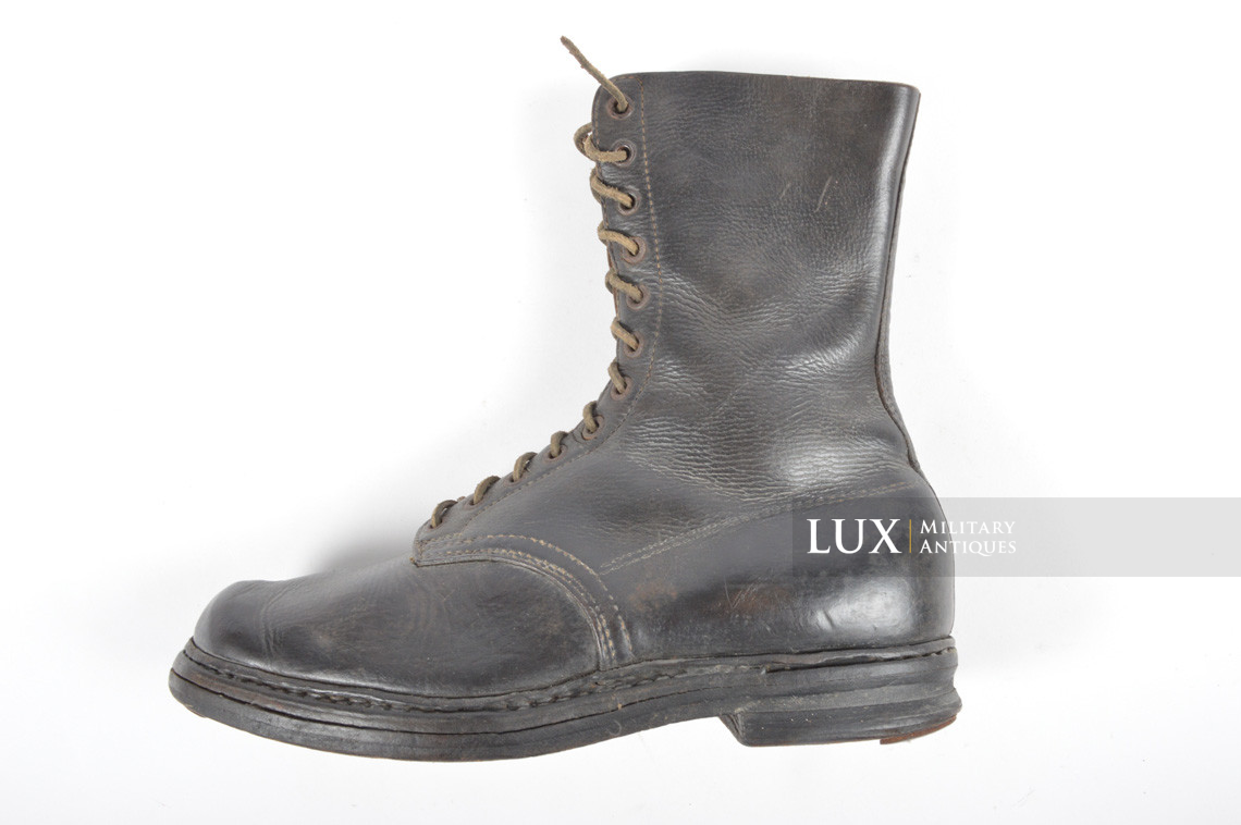 Rare bottes de saut précoces de parachutiste allemand, « Avril 1940 » - photo 23