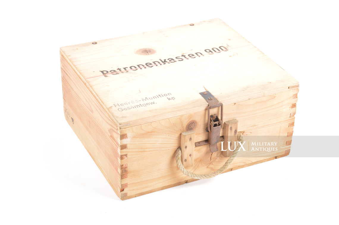 Late-war German wooden ammunition case for k98 / MP44, « Patronenkasten 900 » - photo 4