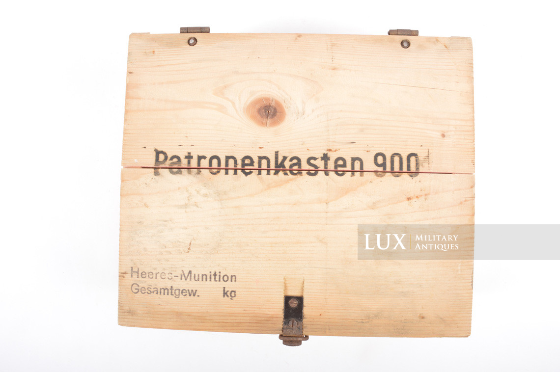 Late-war German wooden ammunition case for k98 / MP44, « Patronenkasten 900 » - photo 7