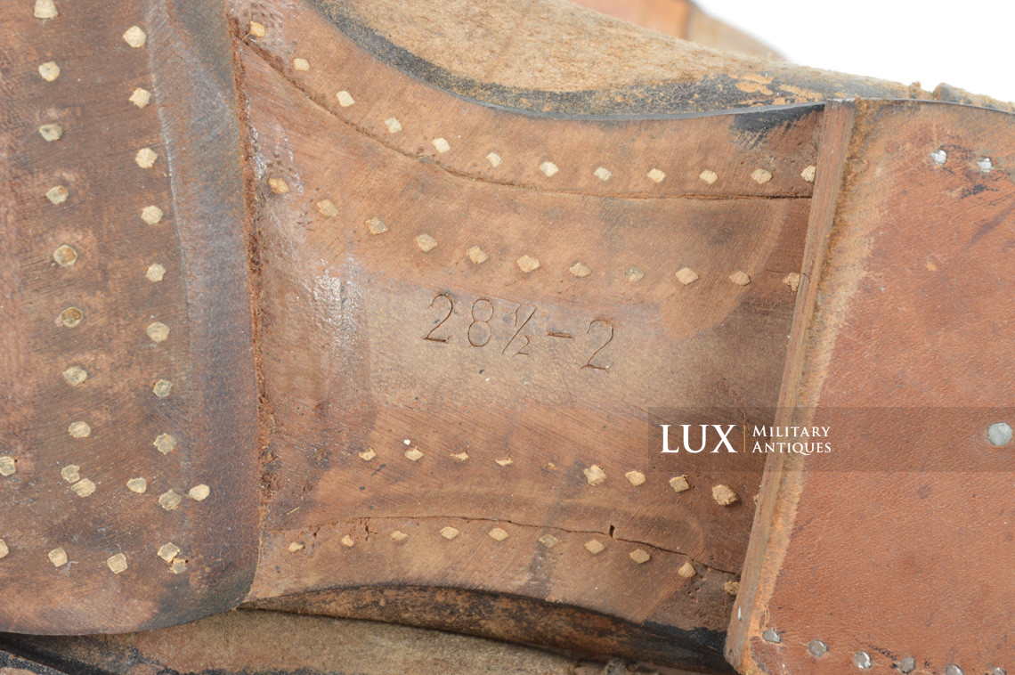 Unissued mid-war German combat jack boots, « 1942  » - photo 23