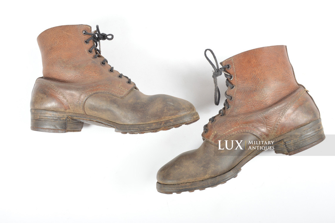 Mid-war German low ankle combat boots - Lux Military Antiques - photo 7