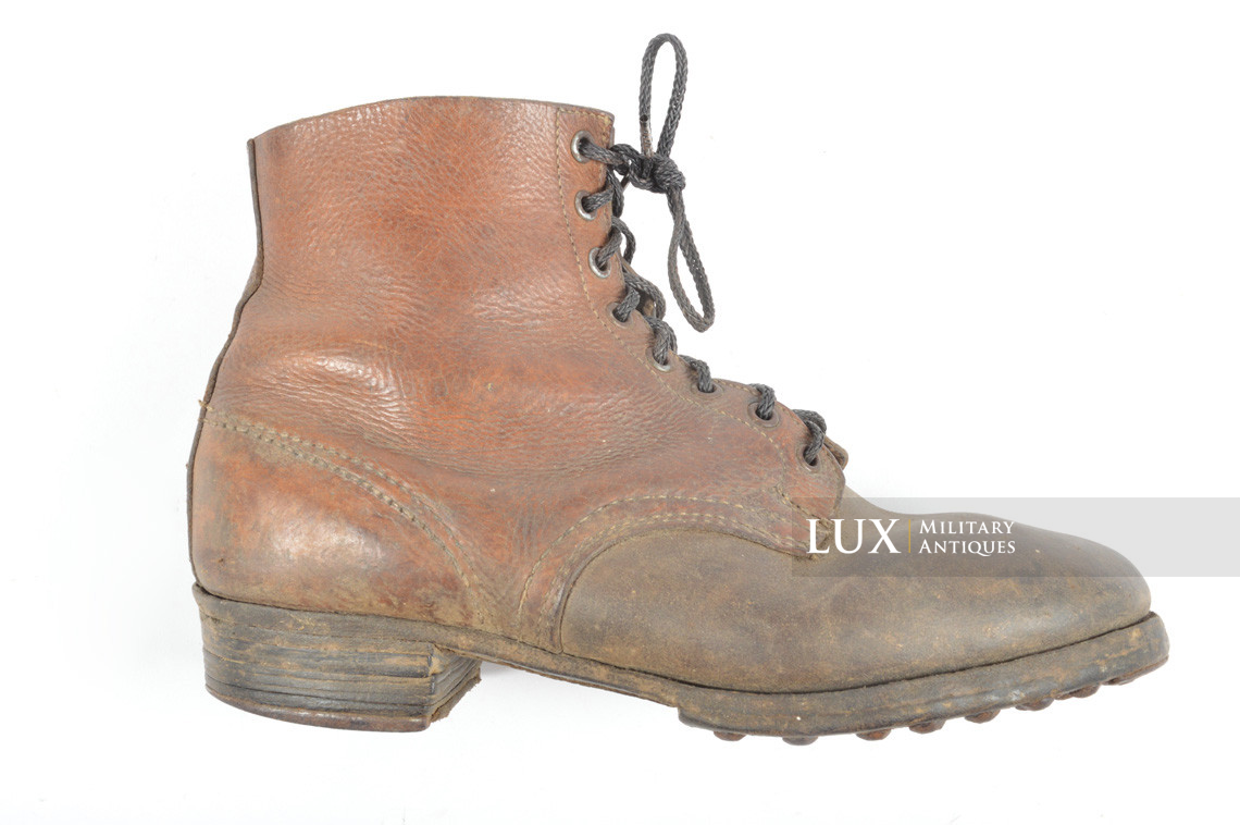 Mid-war German low ankle combat boots - Lux Military Antiques - photo 8