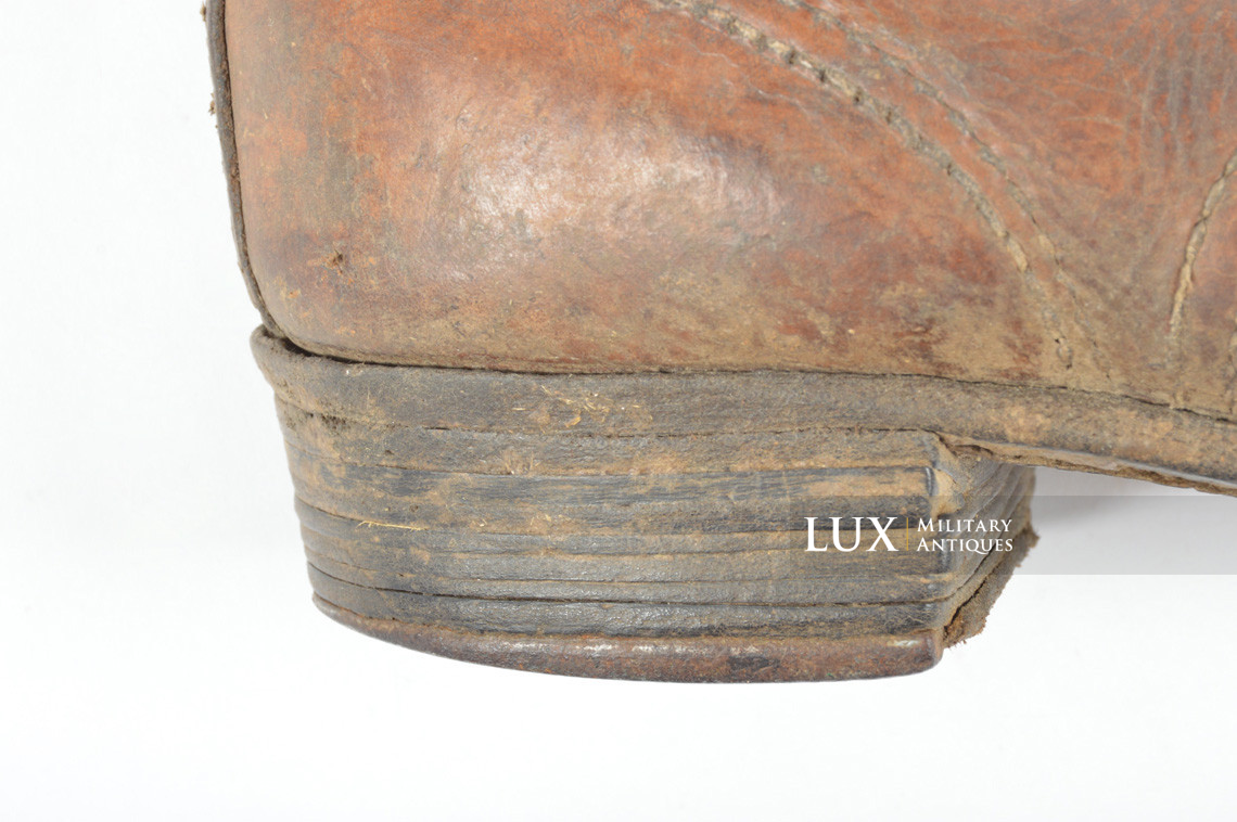 Mid-war German low ankle combat boots - Lux Military Antiques - photo 10