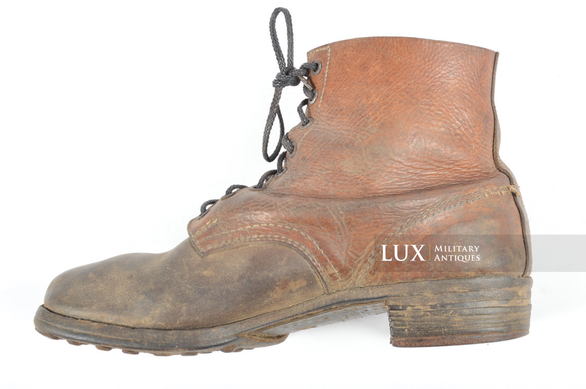 Mid-war German low ankle combat boots - Lux Military Antiques - photo 12