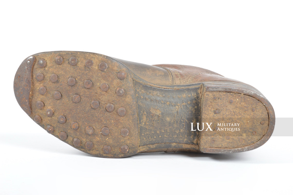 Mid-war German low ankle combat boots - Lux Military Antiques - photo 16
