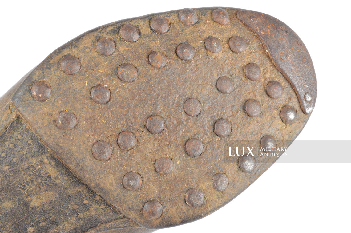 Mid-war German low ankle combat boots - Lux Military Antiques - photo 17
