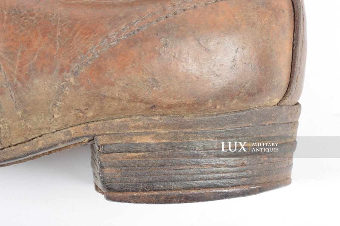 Mid-war German low ankle combat boots - Lux Military Antiques - photo 22