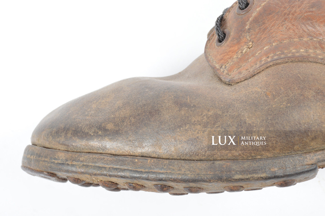 Mid-war German low ankle combat boots - Lux Military Antiques - photo 23